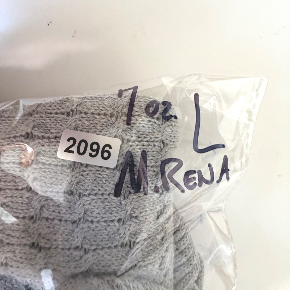 M. Rena Gray Knit Racerback Tank (Size Large) - Picture 6 of 6